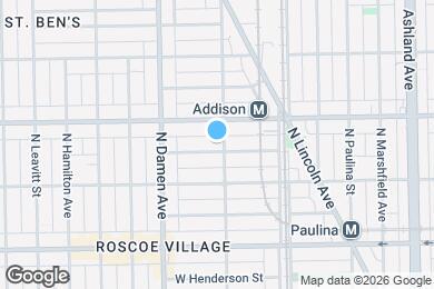 Map image of the property - 3536 N Wolcott Ave
