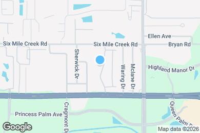 Map image of the property - 4132 Bismarck Palm Dr