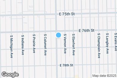 Map image of the property - 7627 S King Dr