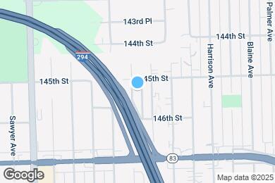 Map image of the property - 14513 S Richmond Ave