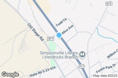 Map image of the property - 717 Ridgemoor Trl