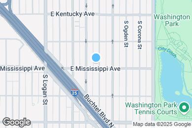 Map image of the property - 1083 S Clarkson St