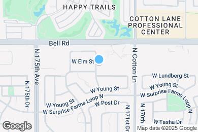 Map image of the property - 16731 N 172nd Ave