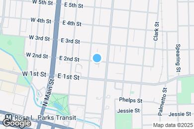 Map image of the property - 218 E 2nd St