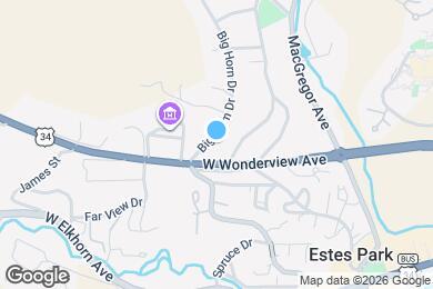 Map image of the property - 420 Big Horn Dr