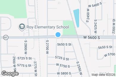 Map image of the property - 2611 W 5625 S