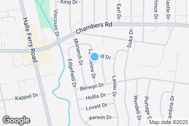 Map image of the property - 9834 Lawnview Dr