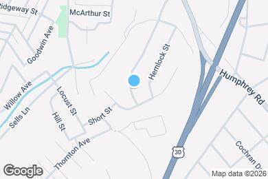 Map image of the property - 563 Hickory Dr