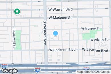 Map image of the property - 2320 W Adams St