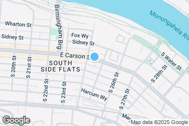 Map image of the property - 2416 E Carson St