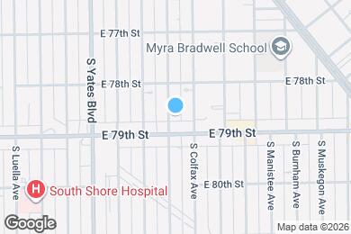 Map image of the property - 7841 S Kingston Ave