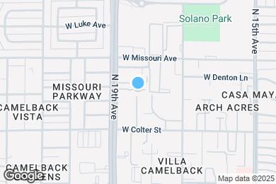 Map image of the property - 1821 West Vermont Ave