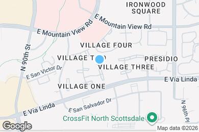 Map image of the property - 9270 E Mission Ln