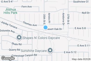 Map image of the property - 3500 Desert Oak Dr