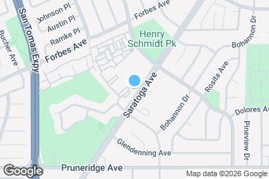 Map image of the property - 444 Saratoga Ave