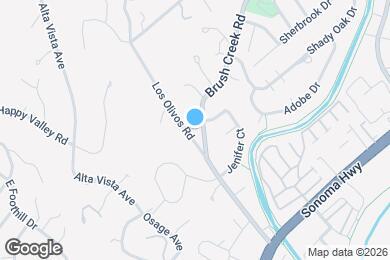 Map image of the property - 604 Los Olivos Rd