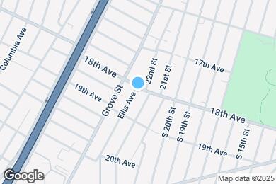 Map image of the property - 320 Ellis Ave