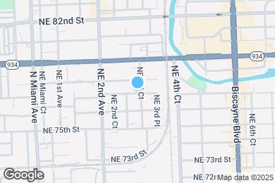 Map image of the property - 7702 NE 3rd Ct