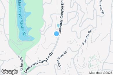 Map image of the property - 1165 Coldwater Canyon Dr