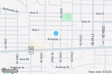 Map image of the property - 2415 Avenue J