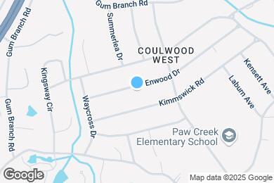 Map image of the property - 245 Enwood Dr