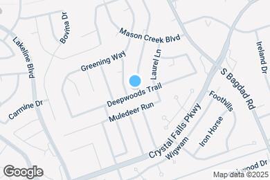 Map image of the property - 1401 Deepwoods Trail