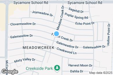 Map image of the property - 2733 Forest Creek Dr