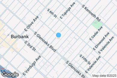 Map image of the property - 468 E Verdugo Ave