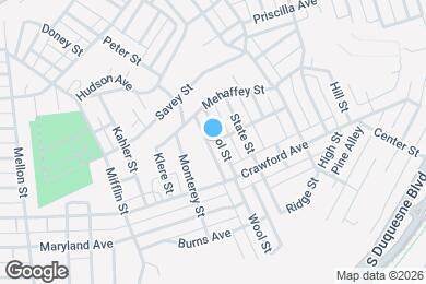 Map image of the property - 827 Hinnerman St