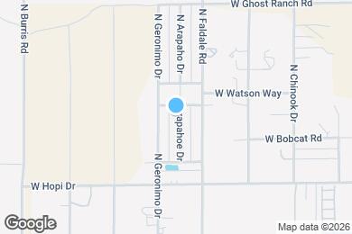 Map image of the property - 10716 N Arapaho Dr