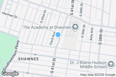 Map image of the property - 308 S 41st St