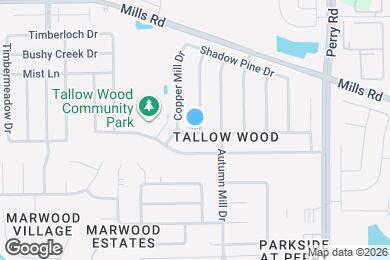 Map image of the property - 12607 Lacey Crest Dr
