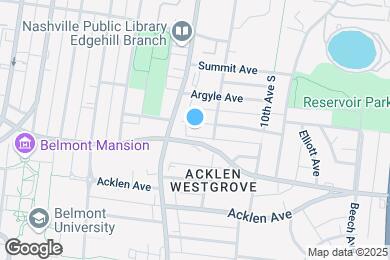 Map image of the property - 1109 Wade Ave