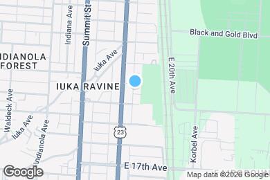 Map image of the property - 419 E Lane Ave