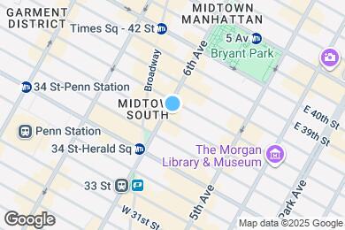 Map image of the property - 64B W 37th St