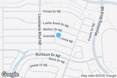 Map image of the property - 7204 Avenida La Costa NE
