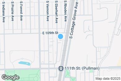 Map image of the property - 10925 S Eberhart Ave