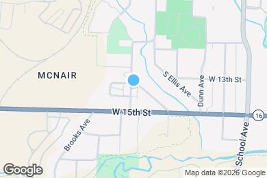 Map image of the property - 1356 S Duncan Ave