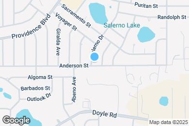 Map image of the property - 501 Salerno Dr