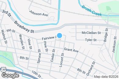 Map image of the property - 811 Sherman Ave
