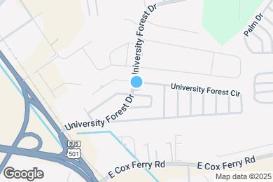 Map image of the property - 529 University Forest Dr