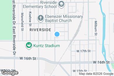 Map image of the property - 1236 W 18th St