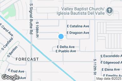 Map image of the property - 725 S Parkwood