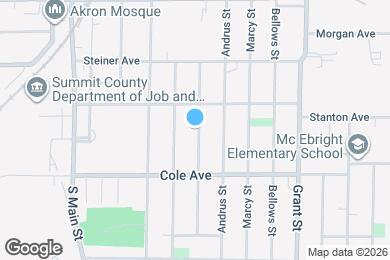 Map image of the property - 1270 Moore St