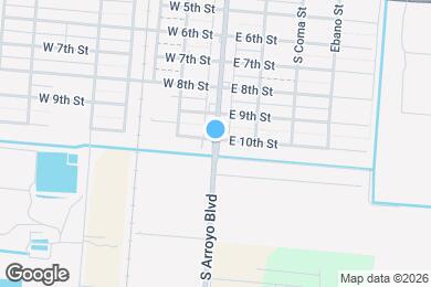 Map image of the property - 702 S Arroyo Blvd