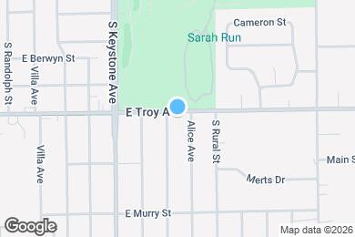 Map image of the property - 2611 E Troy Ave
