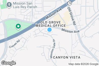 Map image of the property - 4265 Mesa Vista Way