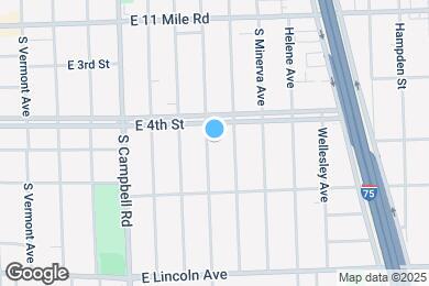Map image of the property - 419 S Kenwood Ave