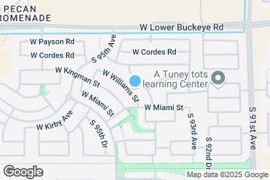 Map image of the property - 9518 W Williams St