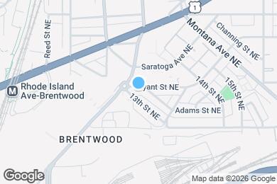 Map image of the property - 1321 Bryant St NE